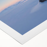 Desert landscape canvas print showcasing golden sand dunes under a vibrant blue sky, rolled for easy shipping and perfect for home decor. Ideal for nature lovers.
