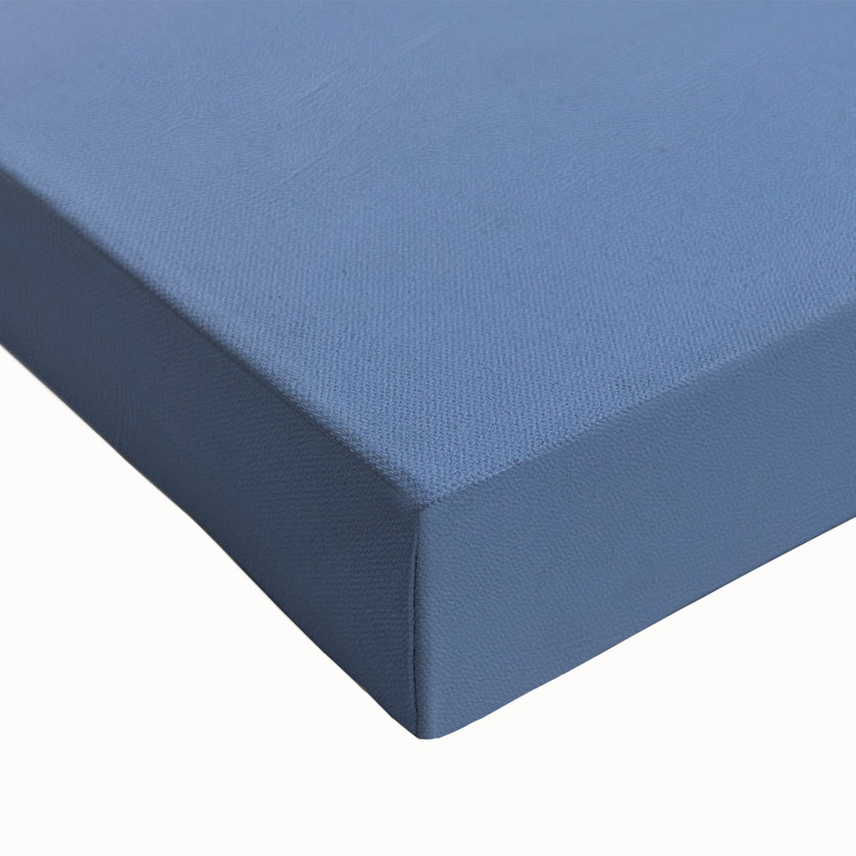 Close-up of a textured stretched canvas showcasing vibrant sandy dunes under a bright blue sky, perfect for enhancing modern home decor or art collections.
