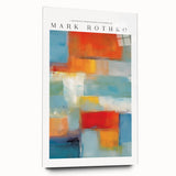 Large abstract wall art in deep blue and black hues on acrylic glass, ideal for modern bedroom or dining room decor.