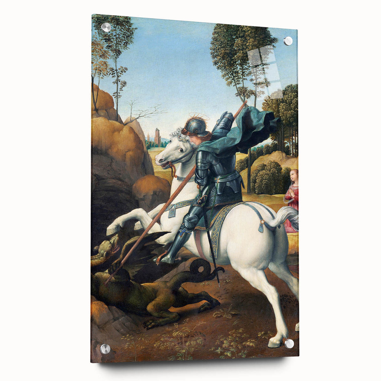 Renaissance Art Prints: Raphael's Saint George and the Dragon Decor