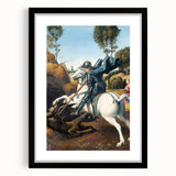 Renaissance Art Prints: Raphael's Saint George and the Dragon Decor