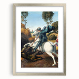 Renaissance Art Prints: Raphael's Saint George and the Dragon Decor