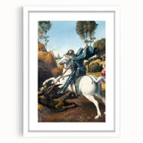 Renaissance Art Prints: Raphael's Saint George and the Dragon Decor