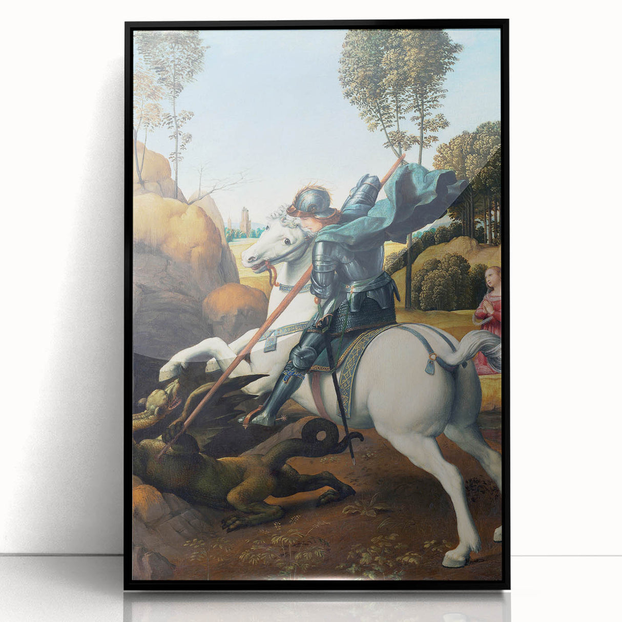 Renaissance Art Prints: Raphael's Saint George and the Dragon Decor
