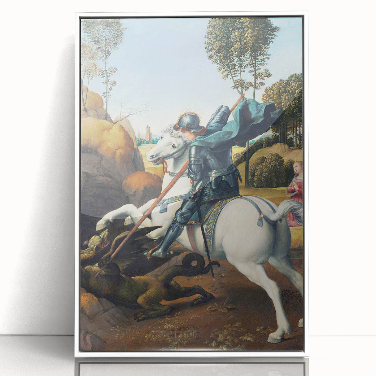 Renaissance Art Prints: Raphael's Saint George and the Dragon Decor