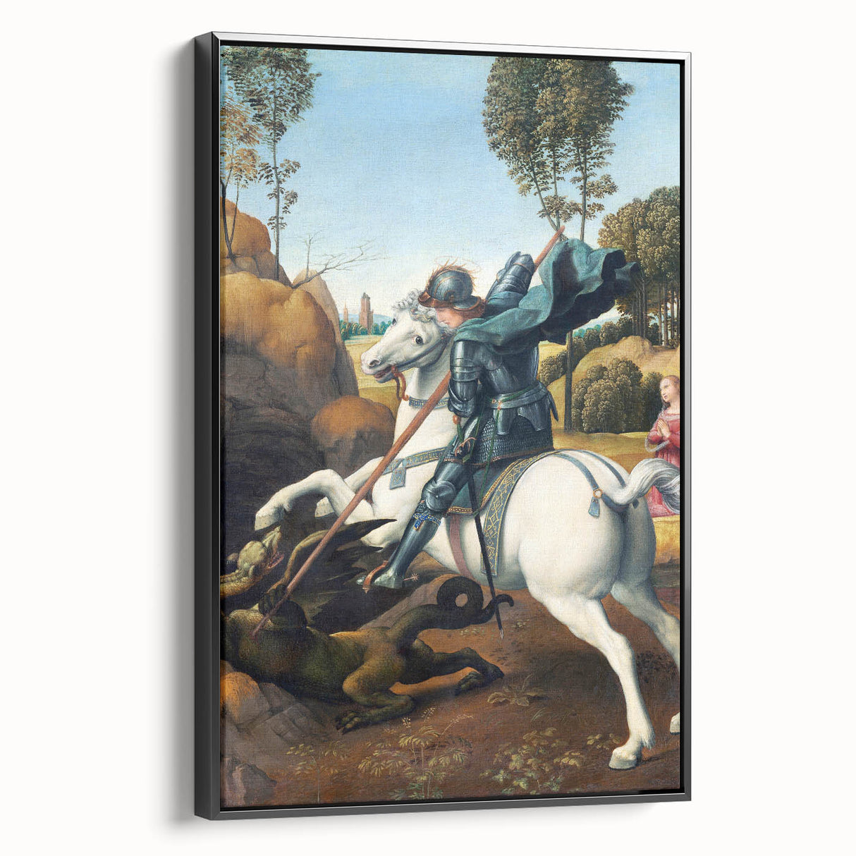 Renaissance Art Prints: Raphael's Saint George and the Dragon Decor