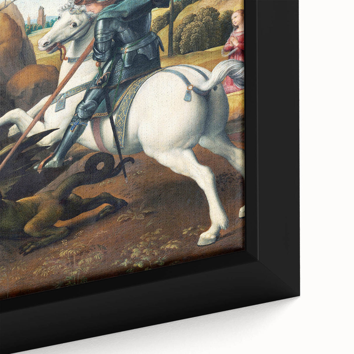 Renaissance Art Prints: Raphael's Saint George and the Dragon Decor