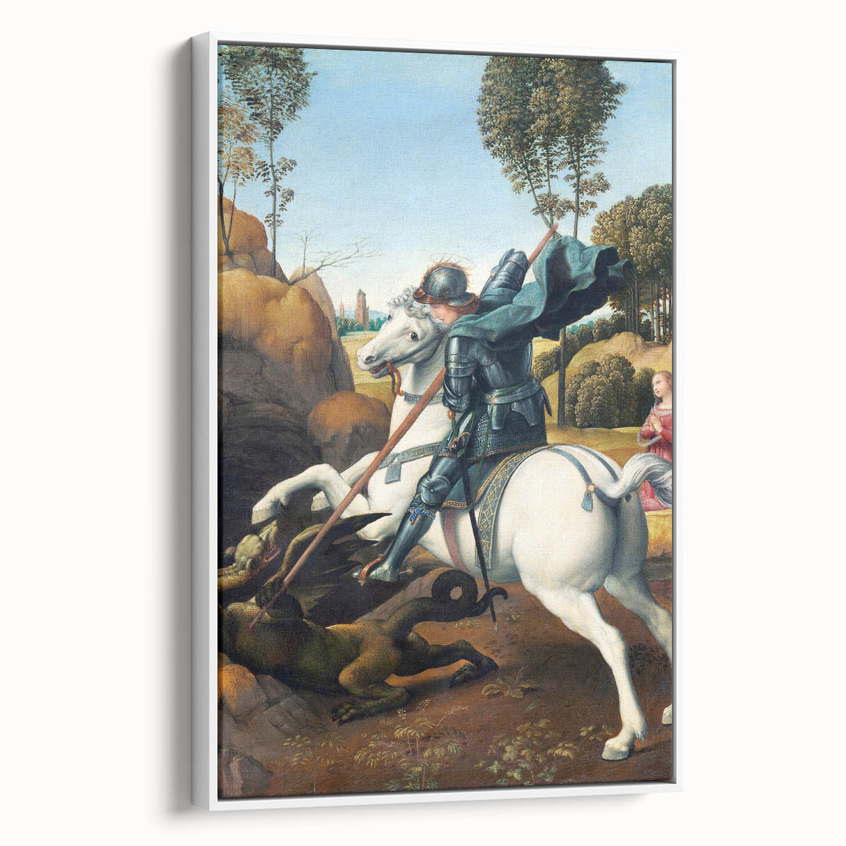 Renaissance Art Prints: Raphael's Saint George and the Dragon Decor