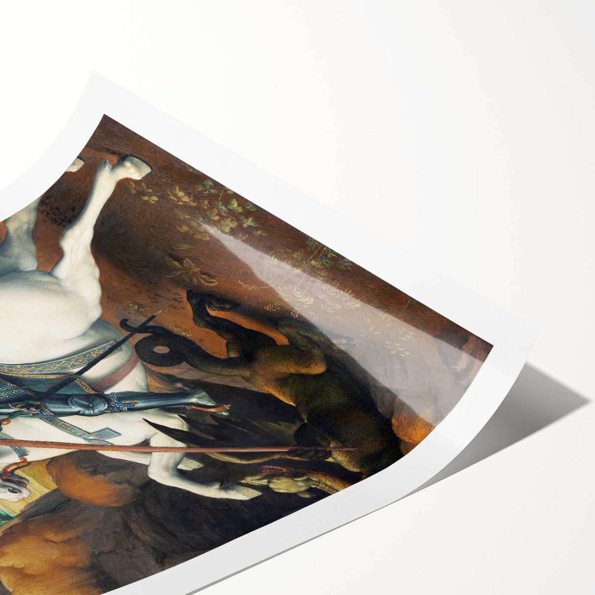 Renaissance Art Prints: Raphael's Saint George and the Dragon Decor