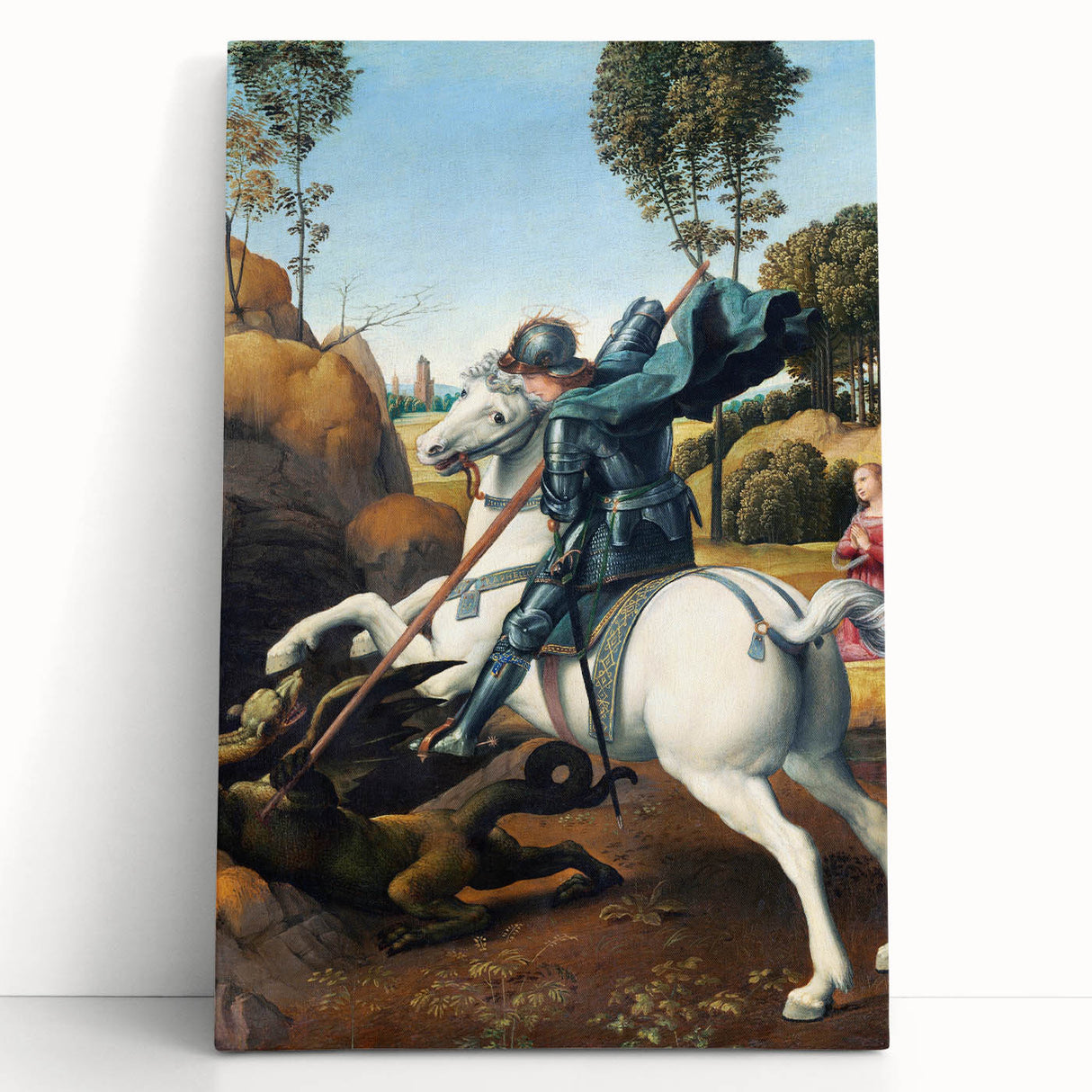 Renaissance Art Prints: Raphael's Saint George and the Dragon Decor