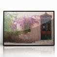 Large abstract wall art depicting Algerian scenery in muted earth tones on a framed acrylic.