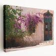 Large stretched canvas featuring an Algerian landscape with muted earth tones, ideal for kitchen wall art.
