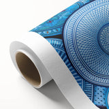 Art deco poster of Moroccan scenery in earth tones on rolled canvas, suitable for nursery wall art or dining room decor.