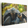 Side view of a large canvas print depicting a serene Seychelles beach scene, ideal for kitchen wall art.
