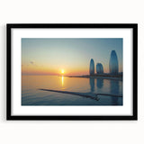 Extra large colorful abstract art print featuring textured swirls in vibrant shades, framed in black.