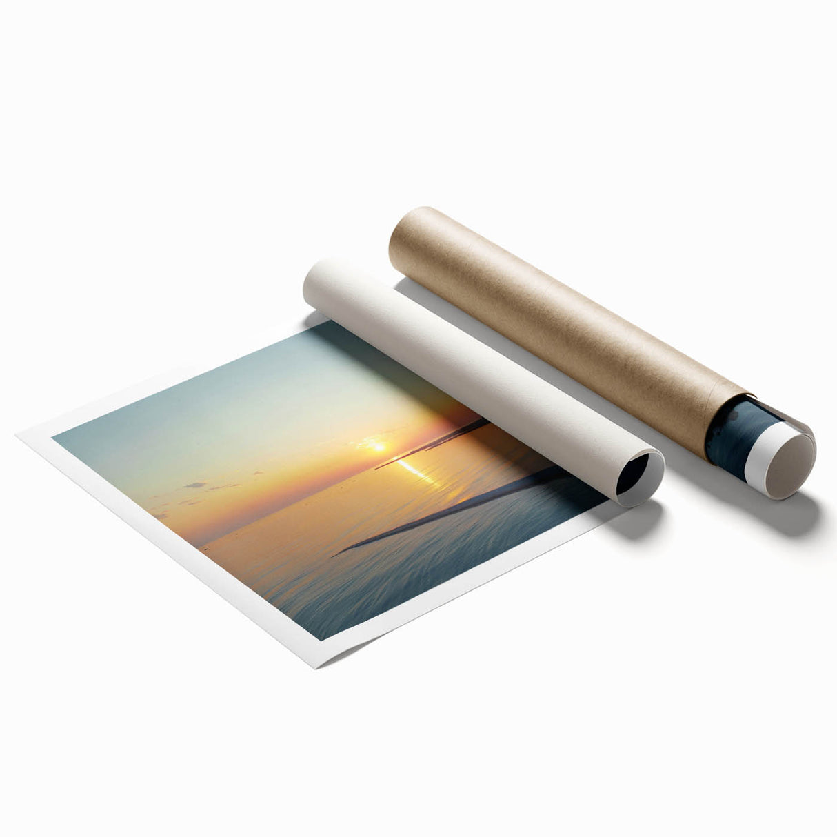 Extra large rolled print depicting vibrant floral art in shades of red and green, ideal for classy bathroom wall art.