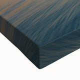 Black and white landscape painting of Azerbaijan on stretched canvas, ideal for bedroom wall art.