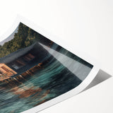 Extra large wall art featuring line art flowers in monochrome, printed on rolled canvas, ideal for large living room decor.