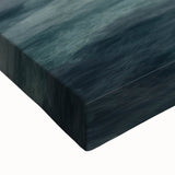 Large art featuring a black and white Malaysian landscape on stretched canvas, ideal for bedroom wall decor.