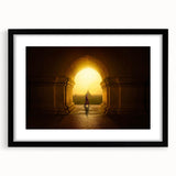 Abstract art print depicting colorful, textured scenery of Myanmar on an extra large canvas, ideal for living room decor.