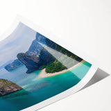 Extra large rolled print depicting line art flowers in monochrome, ideal for large living room wall art.