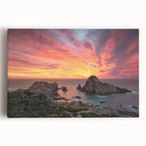 Black and white panoramic view of Perth skyline on large stretched canvas, ideal for kitchen wall art.