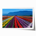 Rolled print of British Columbia scenery with lush green and floral elements, ideal for art wall dining room.