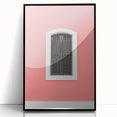 Large abstract wall art featuring a vibrant Caribbean scenery on a framed acrylic, ideal for modern art wall decor.