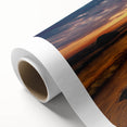 Art Deco style poster featuring a serene Lithuanian landscape on rolled canvas, ideal for nursery wall art.