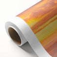 Art Deco style poster of a European scenery on rolled canvas, ideal for nursery wall art or dining room decor.