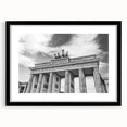 Colorful abstract art print of a European scenery, featuring vibrant hues on a textured, extra large canvas.