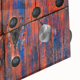 Large abstract wall art depicting Baja California scenery in mid-century modernist style on acrylic glass.