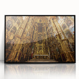 Large abstract wall art of Mexico City in muted earth tones on a framed acrylic panel, suitable for modern living room decor.