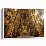 Framed canvas of vintage poster art depicting Mexico City in vibrant colors, ideal for living room decor.