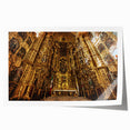 Extra large rolled print of Mexico City scenery with vibrant floral elements, ideal for art wall dining room.