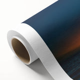 Art Deco style poster of Yucatan scenery in pastel shades on rolled canvas, ideal for nursery wall art.