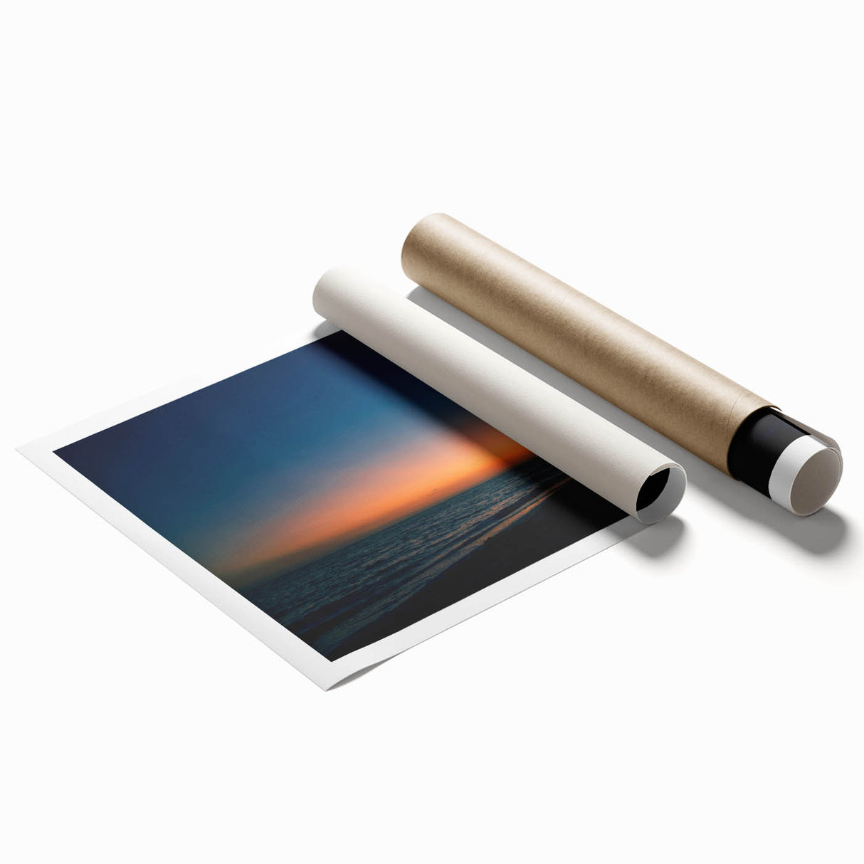 Extra large rolled print of Yucatan scenery with vibrant floral elements, ideal for classy bathroom wall art.