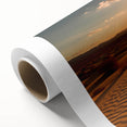 Art Deco style poster of Dubai skyline in pastel shades on rolled canvas, ideal for nursery wall art.