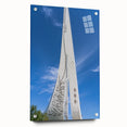 Acrylic print of a Middle Eastern Qatar scenery in muted earth tones, suitable for dining room decor.