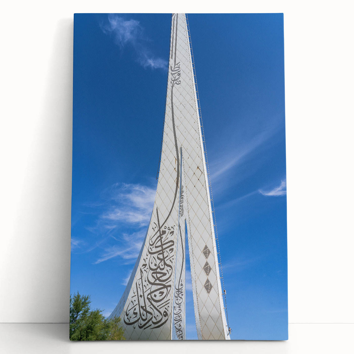 Black and white photo of Qatar scenery on stretched canvas, ideal for kitchen wall art or bedroom ambiance.