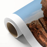 Art deco poster of a South American scenery in Argentina on rolled canvas.