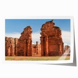 Extra large rolled print featuring a vibrant scene of Argentine landscapes, ideal for art wall dining room.