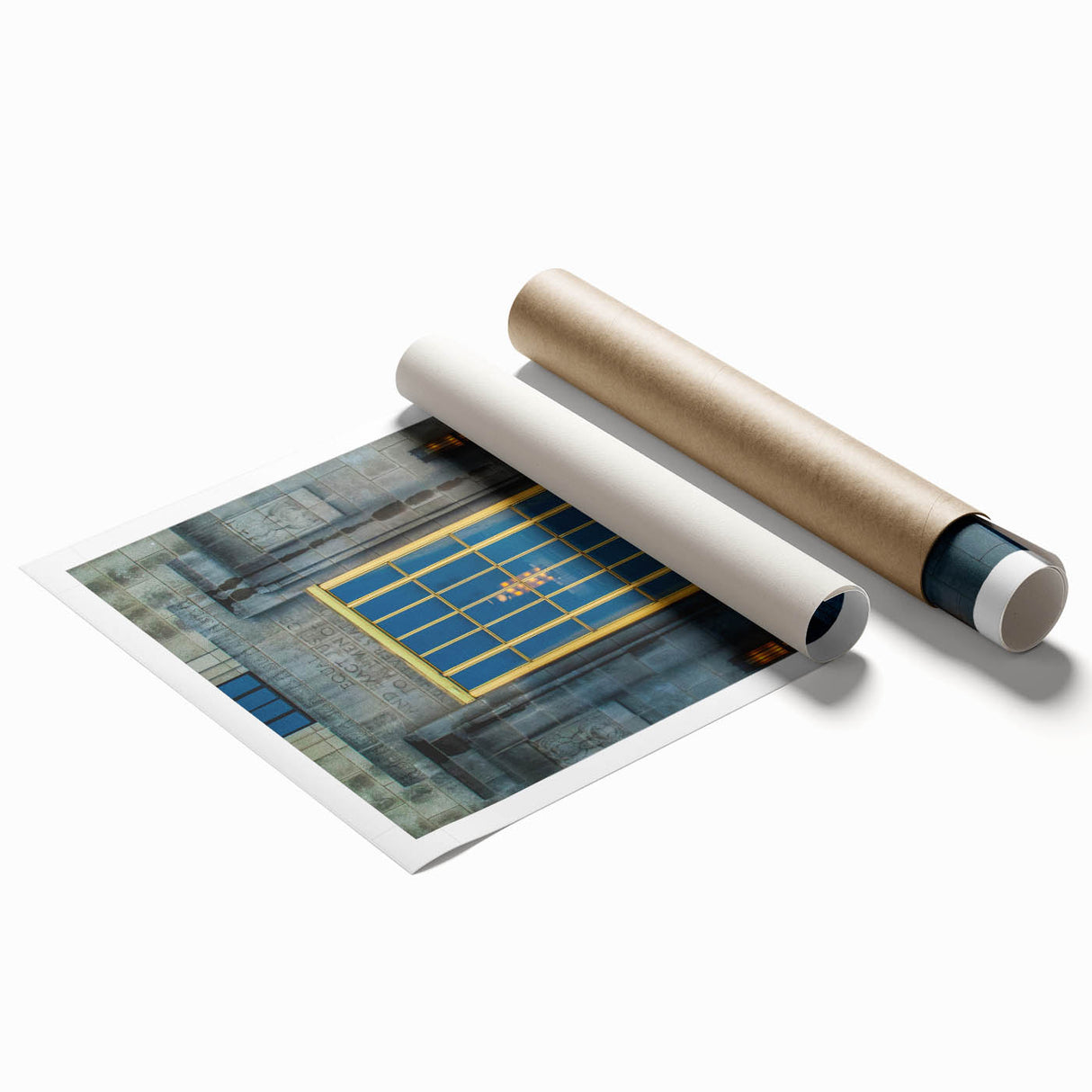 Extra large rolled print of Alabama scenery depicting vibrant floral art.