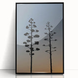 Large abstract wall art depicting Los Angeles, with vibrant hues on black framed acrylic, ideal for modern living room decor.