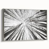 Framed canvas depicting a vintage-style Colorado landscape with vibrant autumn colors, ideal for living room decor.