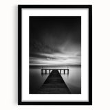 Extra large, textured abstract art print of vibrant, colorful scenery on a framed black mat, ideal for living room decor.
