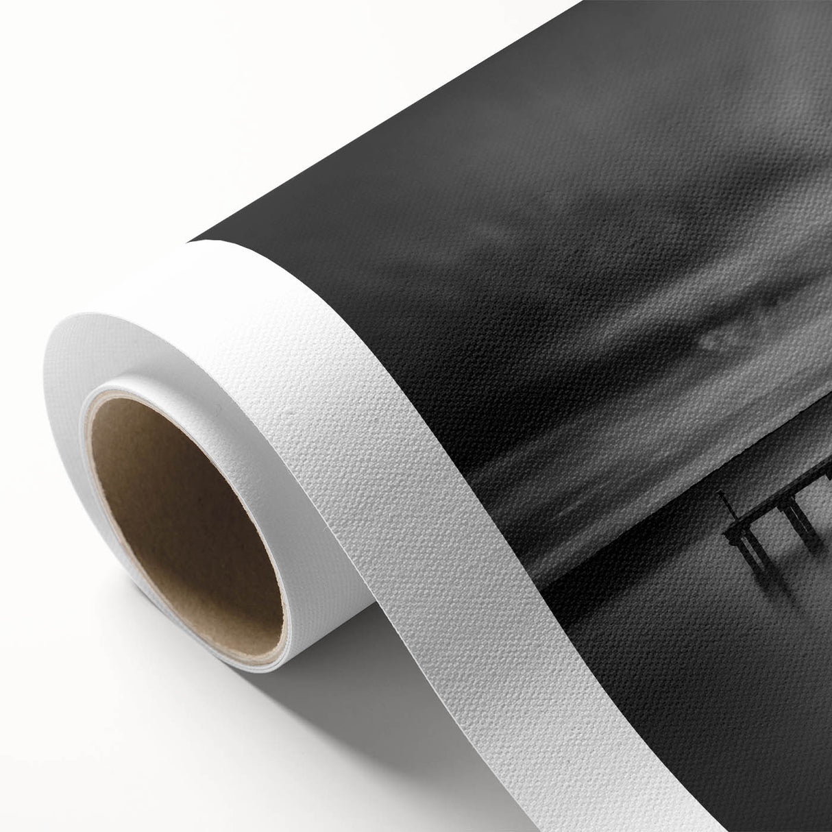 Art Deco poster of Delaware scenery on rolled canvas, featuring pastel sunset colors, ideal for nursery wall art.