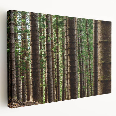 Scenic view of Kauai's coastline on a large stretched canvas, featuring a palette of deep blues and greens.