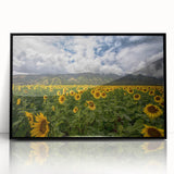 Large abstract wall art featuring a Maui, Hawaii scenery in muted earth tones on a framed acrylic.
