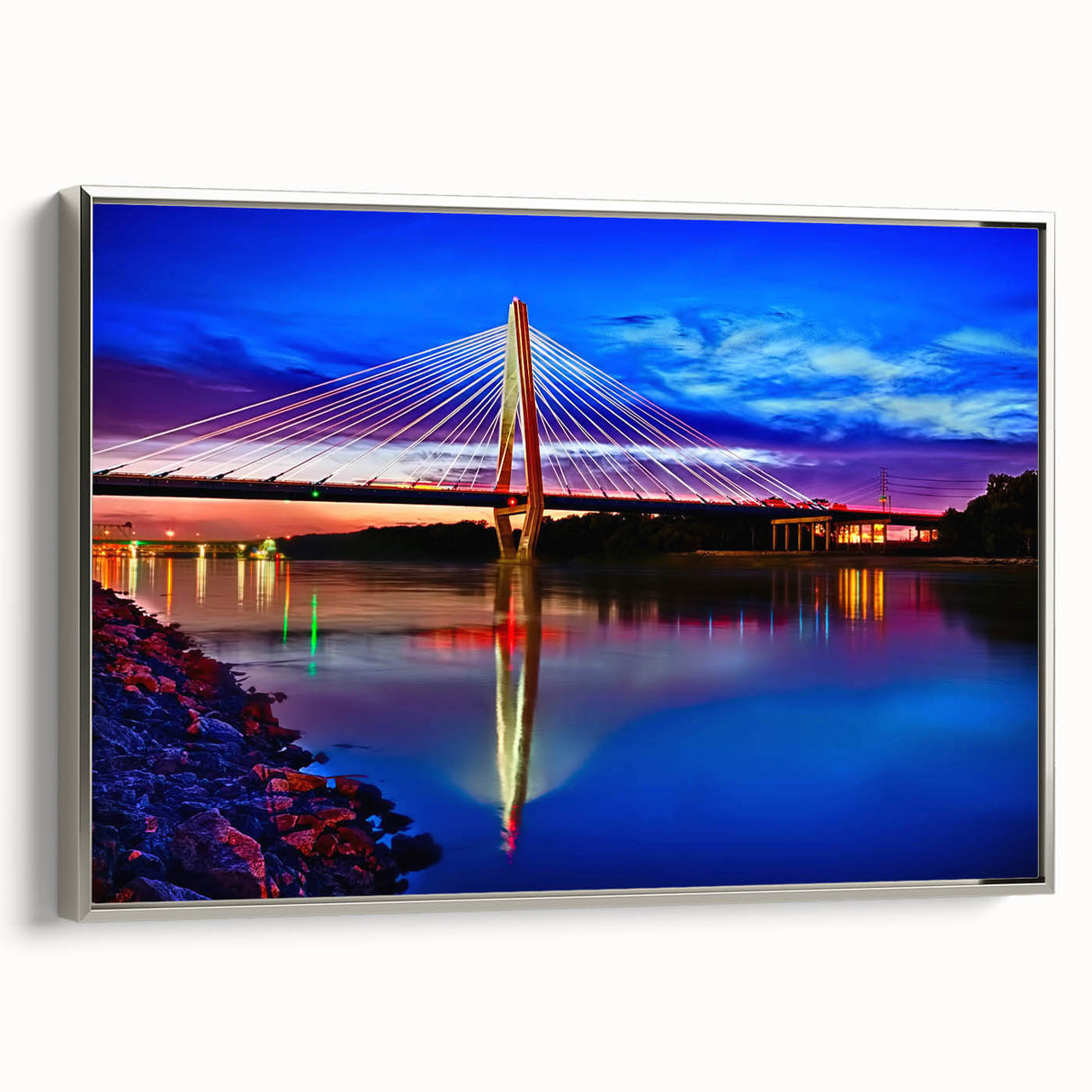 Landscape art painting of Kansas scenery on framed canvas, featuring muted earth tones, ideal for office wall decor.